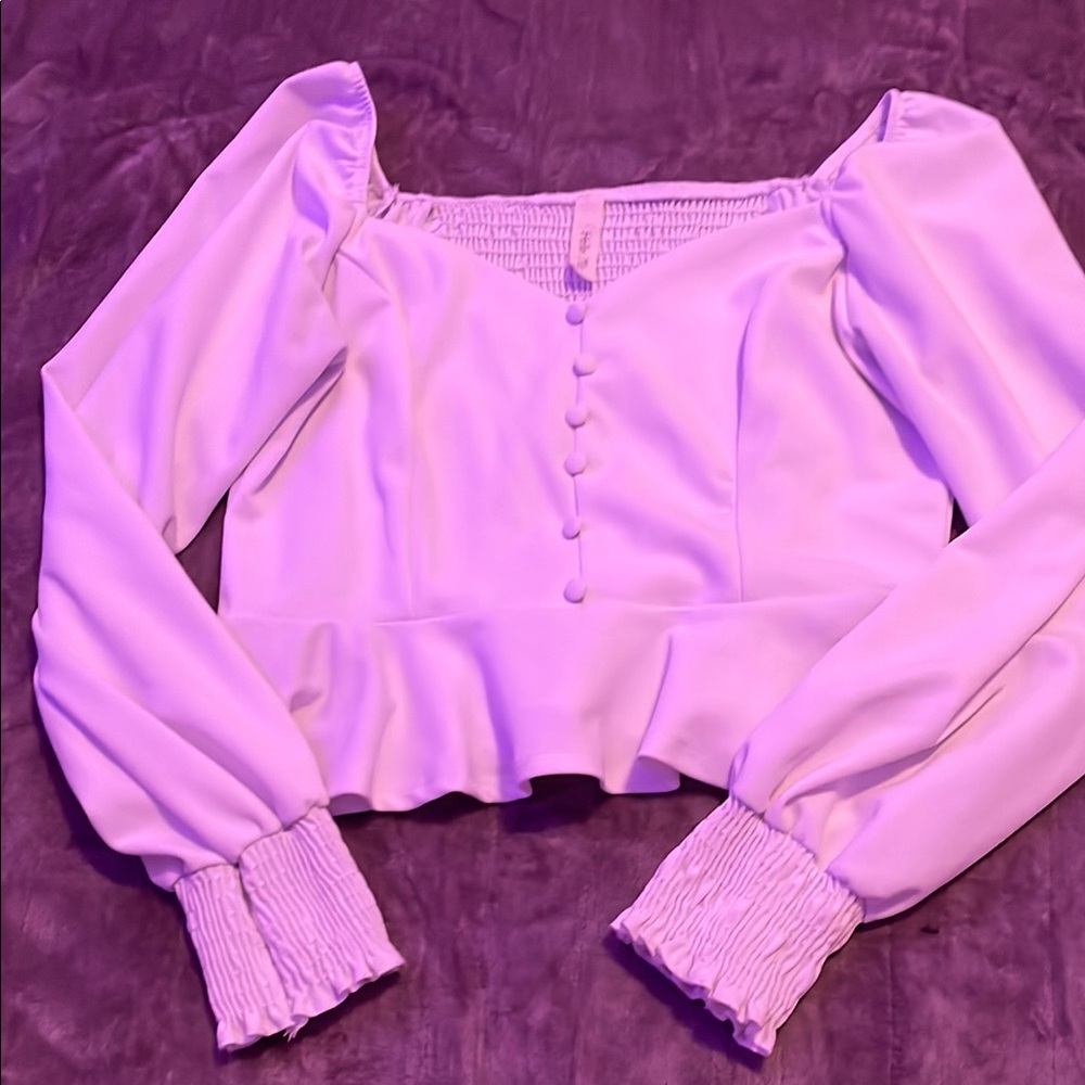 Elegant White Women's Top